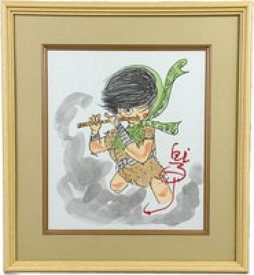 Sanpei Shirato Hand-Drawn Color Shikishi "Watari" | Mandarake (Big Web)