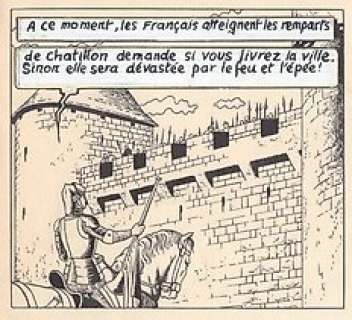 De Moor, Bob - 1 Page originale + album de luxe - De Leeuw van Vlaanderen / Le Lion de Flandre - (p.28) - 1949 | Catawiki