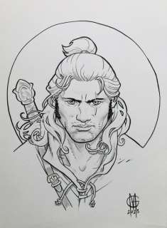 Matteoni, Giuseppe - 1 Original drawing - Dragonero | Catawiki