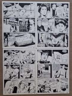 Bigliardo, Daniele - 4x tavole originali - Dylan Dog n. 252 "Poltergeist!" - (2007) | Catawiki