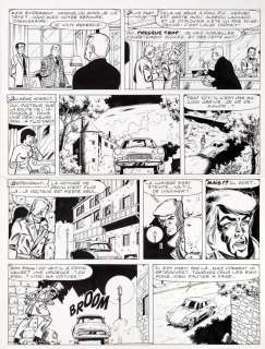 Tibet | Ric Hochet, planche n°28 Ã  l’encre de Chine de… | Millon