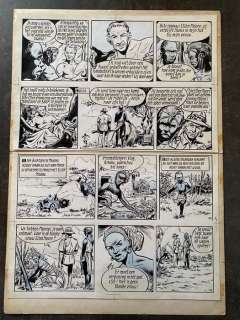 Willy Vandersteen - 1 Original drawing - Safari - originele plaat Safari deel 1 de gevaarlijke opdracht - 1970 | Catawiki