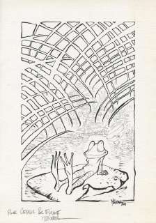 Maïorana | Garulfo, illustration Ã  l’encre de Chine sur… | Millon