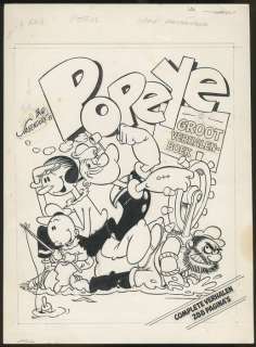 Studio Sagendorf, Bud - 1 Original cover - Popeye - 1979 | Catawiki