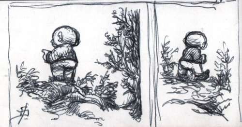 Dulieu, Jean - 1 Original preliminary drawing - Paulus de Boskabouter - Paulus in het bos | Catawiki