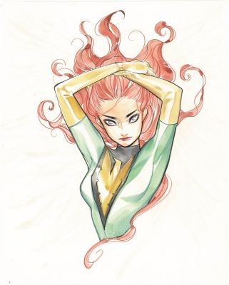 Momoko Momo’s hand-drawn color illustration "Phoenix" | Mandarake (Big Web)