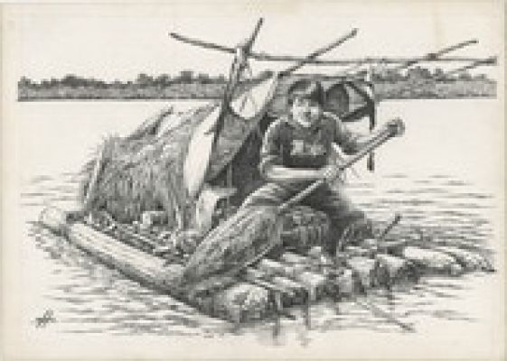 Masami Watanabe hand written illustration "Naoki Uemura Adventures" | Mandarake (Big Web)