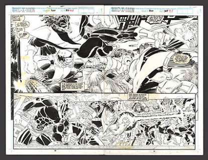 X-MEN-1963 Issue #300 Double Page Splash | ComicConnect