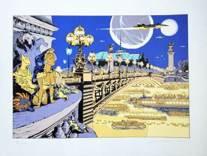 Mézières, Jean-Claude - 1 Offset Print - Valerian et Laureline - Paris sera toujours Paris - 1999 | Catawiki