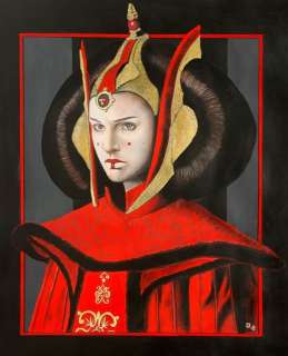 Diego Septiembre - Peinture originale - Star Wars - Padmé Amidala - Large Painting - 65 x 50 cm - Acrylic Art | Catawiki