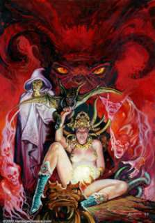 Esteban Maroto - Cover Painting for Xotica: The Art of Esteban Maroto (SQP Inc, 1995). Born in Spain in 1942, -