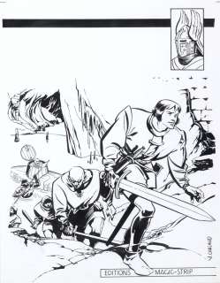 Chaland | Le Chevalier blanc, illustration Ã  l’encre de… | Millon