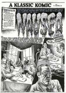 Robert Crumb - Original Art for Hup #3, Complete 9-page Story, "Nausea" (Last Gasp, 1989). An - | Heritage