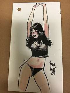 Jordi Bernet - 1 Original colour drawing - Clara... de noche, Chiara di notte - illustrazione n.31 | Catawiki