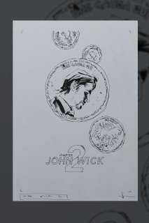 Jock | JOHN WICK 2 - Official theatrical release - Concept Sketch (2) | Art of Jock