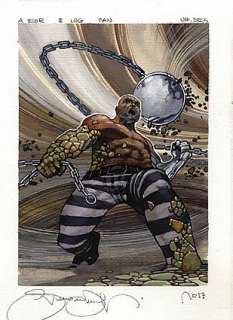 Simone Bianchi - S BIANCHI MARVEL MASTERPIECES ABSORBING MAN Trading Card Art