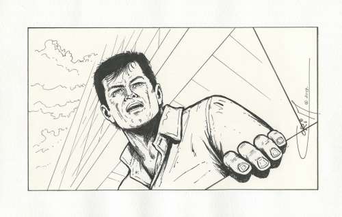 Coria | Bob Morane, illustration Ã  l’encre de Chine… | Millon