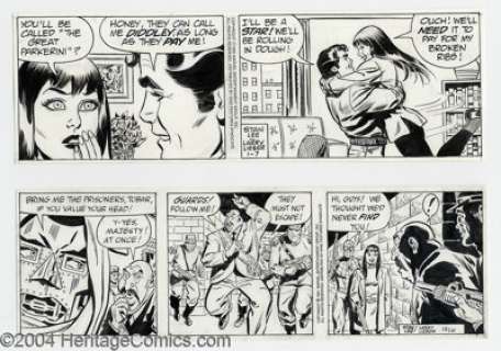 Larry Lieber - Original Comic Strip Art for Spider-Man, Group of 100 Daily Strips (King Features, 1990s). Larry - | Heritage