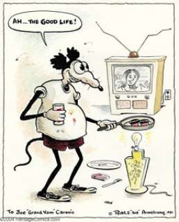 Robert Armstrong - Original Illustration, "The Good Life" (Unpublished, 1981). Robert Armstrong is one -