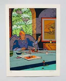 Moebius - 1 Silkscreen - Starwatcher 3 - 1985 | Catawiki