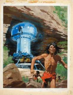 Joubert Pierre (1910-2002) | JOUBERT Pierre Echec aux Végans. Gouache pour la couverture du Marabou | Coutau Bégarie