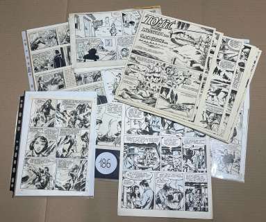 Lot de 24 planches et dessins. - LE RALLIC. 2 planches « Les enfants… | misc / divers