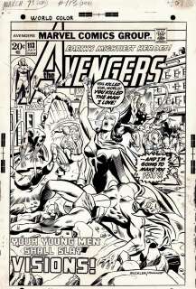 Joe Sinnott, Rich Buckler - Avengers #113 Cover (1 of the Most Iconic Buckler / Sinnott Covers Ever Created!) 1973