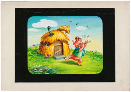 DISNEY’S THREE LITTLE PIGS VIEWMARX ORIGINAL ART LOT. | Hake’s