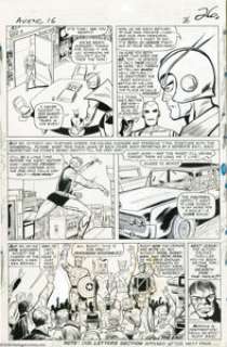 Jack Kirby and Dick Ayers - Avengers #16, page 20 Original Art (Marvel, 1965). Working from Jack Kirby’s - | Heritage