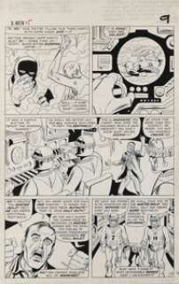 Werner Roth, Jack Kirby, and Dick Ayers - X-Men #15, page 7 Original Art (Marvel, 1965). The Beast and Iceman star -