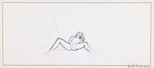 Manara | Illustration Ã  l’encre de Chine et Ã  la mine de… | Millon