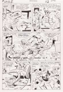 Steve Ditko - Amazing Spider-Man #29, page 9 Original Art (Marvel, 1965). Hang loose, heroes -- your friendly - | Heritage