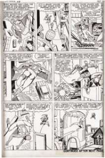 Steve Ditko - Amazing Spider-Man #23, page 8 Original Art (Marvel, 1965).  The spectacular Spider-Man and the - | Heritage