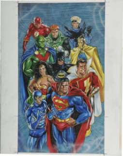 Joe Phillips - "Superman, The Man of Steel" Card Illustration Original Art (1994). The Man of Tomorrow is -