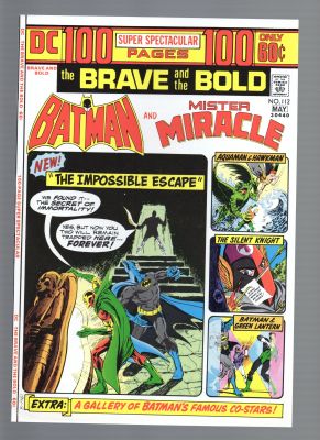Brave and the Bold #112 Cover Proof Production Art Batman Jack Adler DC Mister Miracle | Neat Stuff Vault