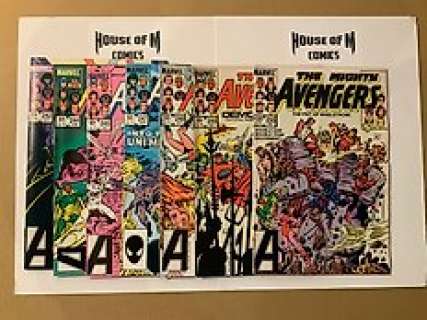 Avengers (1963 Series) # 242, 244, 245, 247, 248, 249 & 250 - No Reserve Price! Appearance Star-fox, Captain Marvel, Vision, Scarlet Witch - 7 Comic collection - EO - 1984