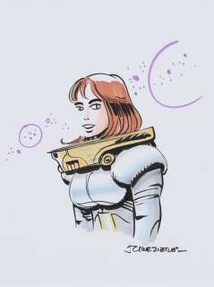 Jean-Claude Mézières (1938-2022) Laureline Encre de Chine et… | Fauve Paris