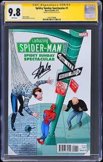 Amazing Spider-Man: Spidey Sunday Spectacular #1 - CGC Signature Series - Stan Lee - No Reserve Price! - 1 Signed graded comic - 2011 - CGC 9,8 | Catawiki
