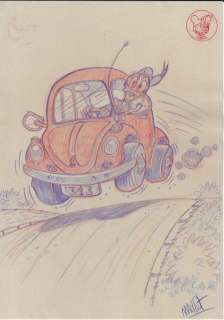 Millet - 1 Pencil drawing - Donald Duck - marinero | Catawiki