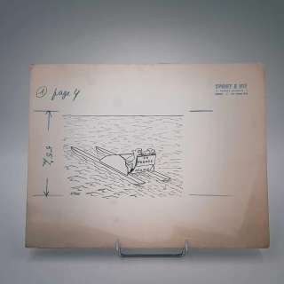 NAGE (XXème) pour le magazine Sport et Vie "Pédalo en… | misc / divers