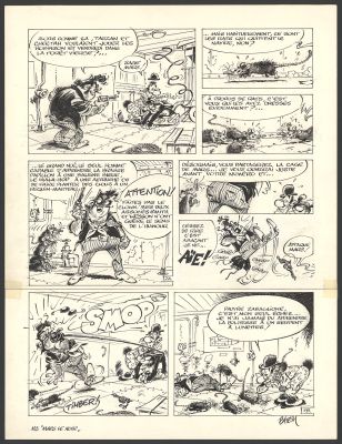 Batem | Le Marsupilami - Mars le noir (T.3) - Planche originale n°07 | Daniel Maghen