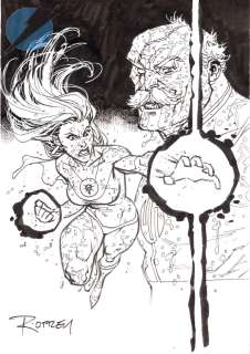 Ryan Ottley - *Sketches/Drawings* Issue Atom Eve / Conquest