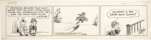 Percy Crosby Skippy Daily Comic Strip Original Art, dated 6-21-33 (King Features Syndicate, 1933). Percy - | Heritage