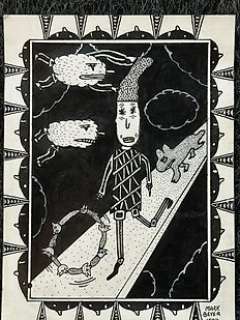 Beyer, Mark | Beyer, Mark - 1 Original drawing - Nightmare - 1994 | Catawiki