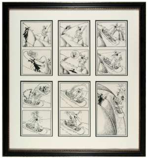 ANTONIO PROHIAS â€œSPY VS. SPYâ€ LARGE FRAMED ORIGINAL ART. | Hake’s