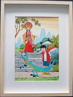 Geerts, Paul - 1 Original colour drawing - Mo, Jade en Plakapong | Catawiki