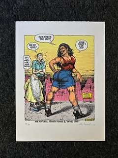 Crumb, Robert | Crumb, Robert - 1 Silkscreen - Mr. Natural, Flakey Foont & ’’Devil Girl’’ - 1991 | Catawiki