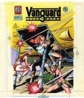 Dave Stevens Vanguard Illustrated #2 Hand-Colored Cover Production Original Art (Pacific Comics, 1983). -