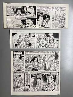 Géron, Jacques - 3 Original page - Bobby Ruk / Yalek / Dan | Catawiki