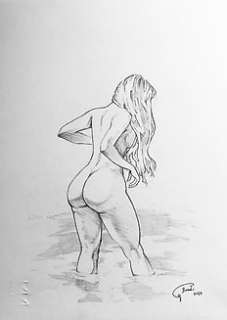 Rosati, Giacomo - 1 Original drawing - Nudo | Catawiki